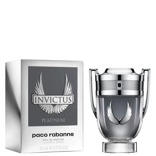 Invictus Platinum Rabanne Eau de Parfum - Perfume Masculino - Imagem 2
