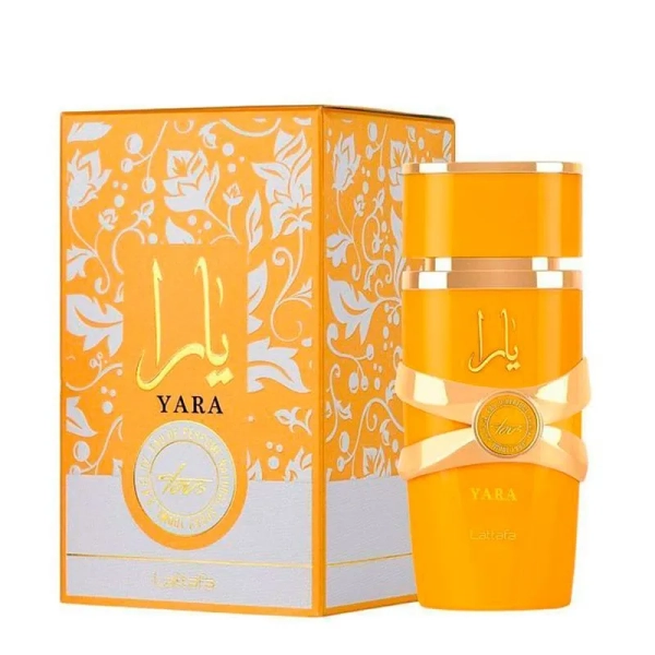 yara tous edp 100ml,perfume arabe feminino,lattafa - Imagem 2