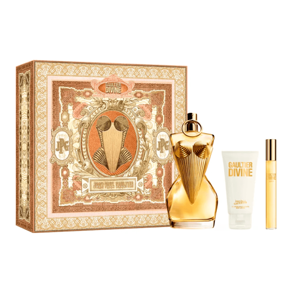 Kit Coffret Jean Paul Gaultier Divine EDP 100ml + Body Lotion 75ml + Mini 10ml