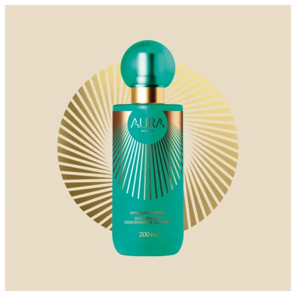 Aura Beauty Afrodite Garden - Body Splash Desodorante Colônia 200ml - Imagem 4