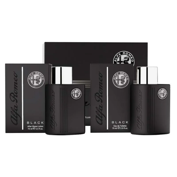 Kit Alfa Romeo Black Collection - Perfume Masculino EDT + Pós Barba Kit