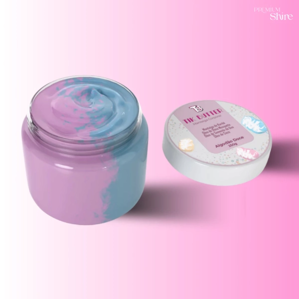 Manteiga Corporal Hidratante com Manteiga de Karité Tik Butter Tik Balm - Algodão Doce 250g - Imagem 4