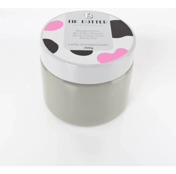 Manteiga Corporal Hidratante Leite Condensado Tikbutter 250g - Imagem 5