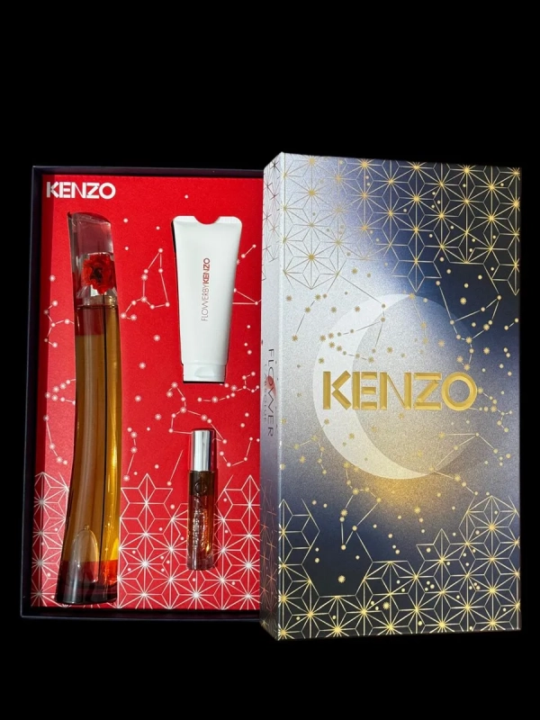 Kit Flower By Kenzo L'absolue Edp 100ml + Loção + Spray, Fem - Imagem 2