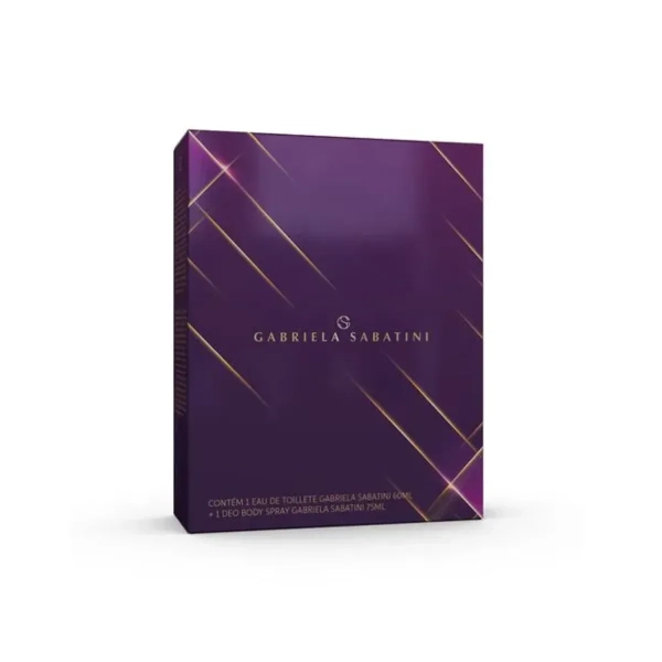 Kit Gabriela Sabatini Perfume Eau de Toilette 60ml + Body Spray Desodorante 75ml Feminino - Imagem 3