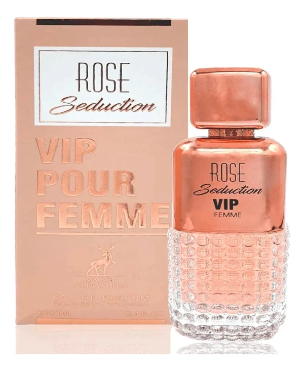 Maison Alhambra Rose Seduction VIP Eau de Parfum - Perfume Feminino 100ml - Imagem 3