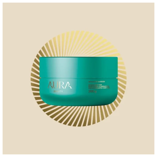 Aura Beauty Magic Butter Afrodite Garden - Manteiga Iluminadora Desodorante Corporal 200g - Imagem 4